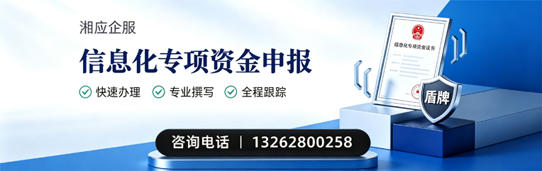 黄山信息化专项资金申报服务