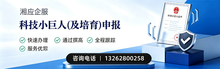 黄山科技小巨人及培育企业申报服务