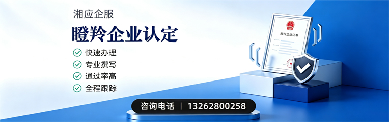 黄山瞪羚企业认定申报服务